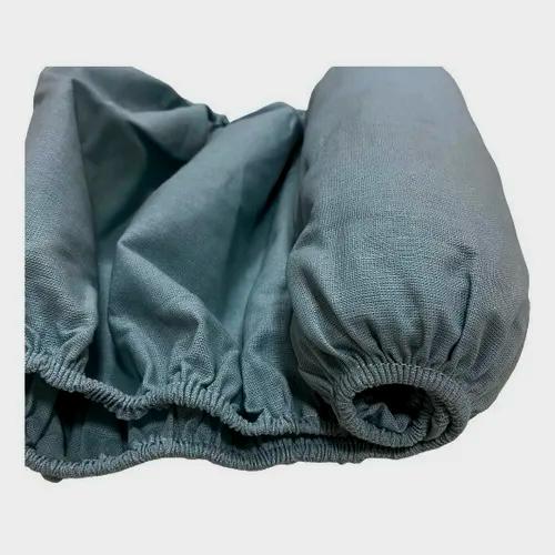 CUBRE SOMMIER TUSOR - GRIS LISO. - Imagen 4