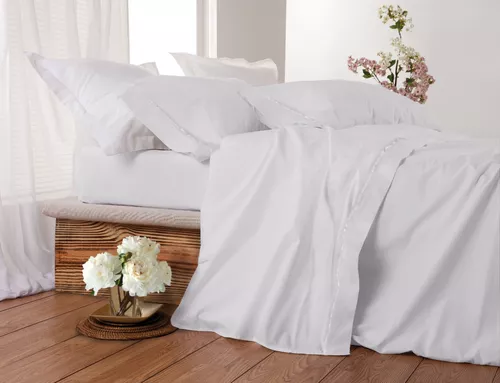 Sabana PALETTE GLASS IVORY - 200 Hilos - TWIN. - Imagen 5