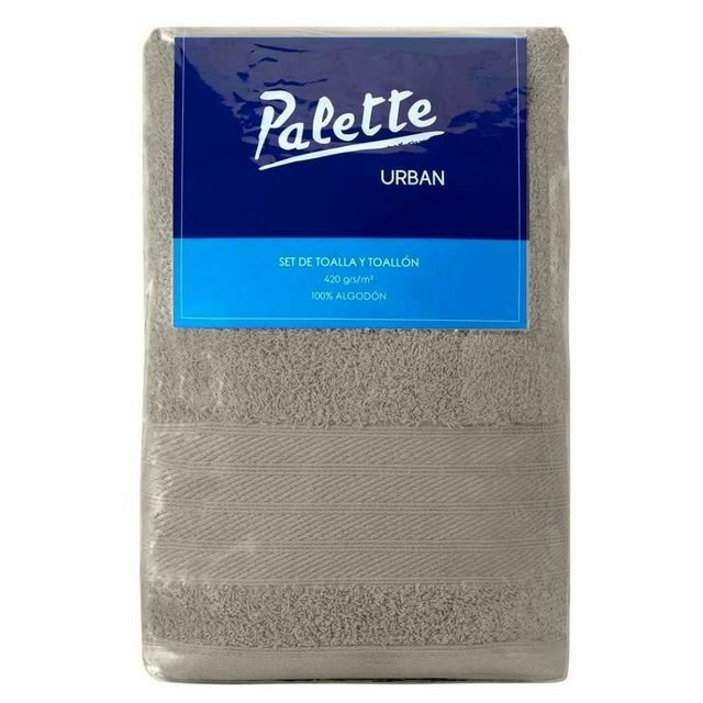 JUEGO DE TOALLA Y TOALLÓN 420 grm. - PALETTE. - Imagen 8